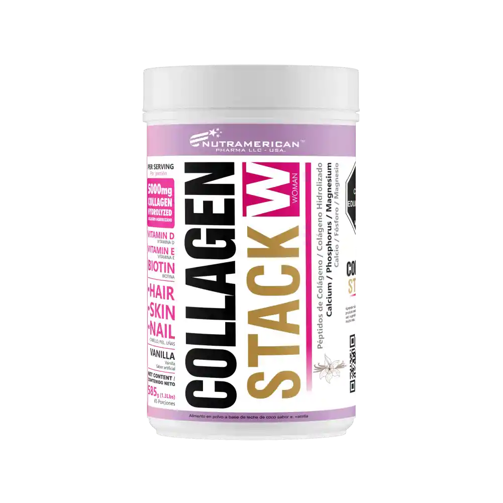 Collagen Stack Vainilla 1.29 Lb (585g)
