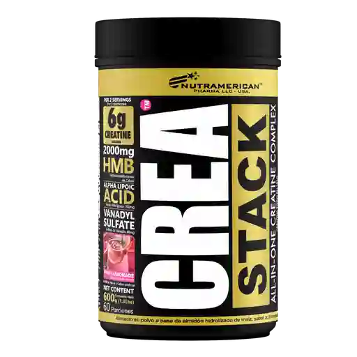 Crea Stack Limonada Rosada 600 G