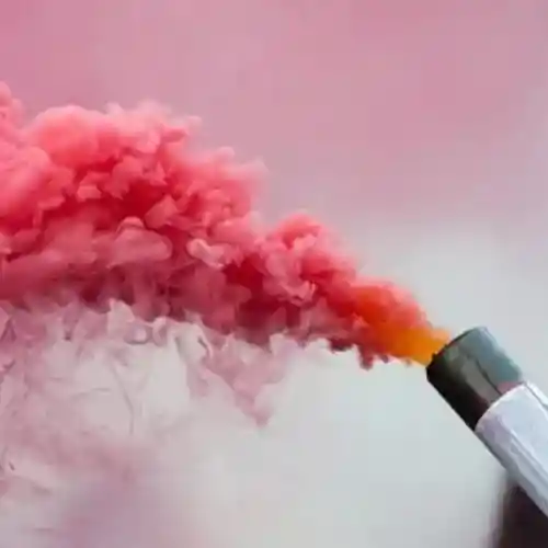 Bengala De Humo Naranja Colores Surtidos X Unidad Para Toda Ocasión