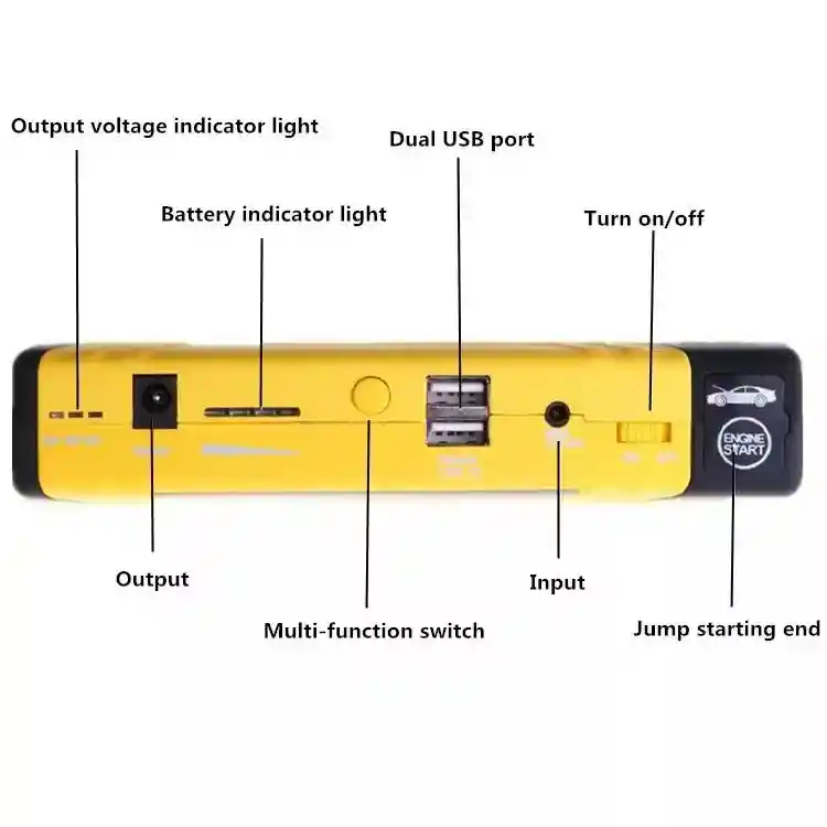 Ump Starter 16800 mah Power Bank 12 v Portátil Sin Cables