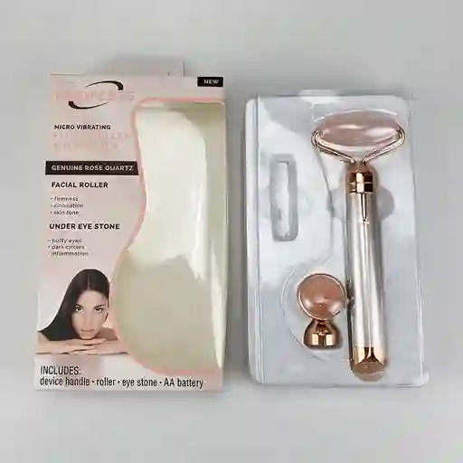 Rodillo Masajeador Facial Con Vibración