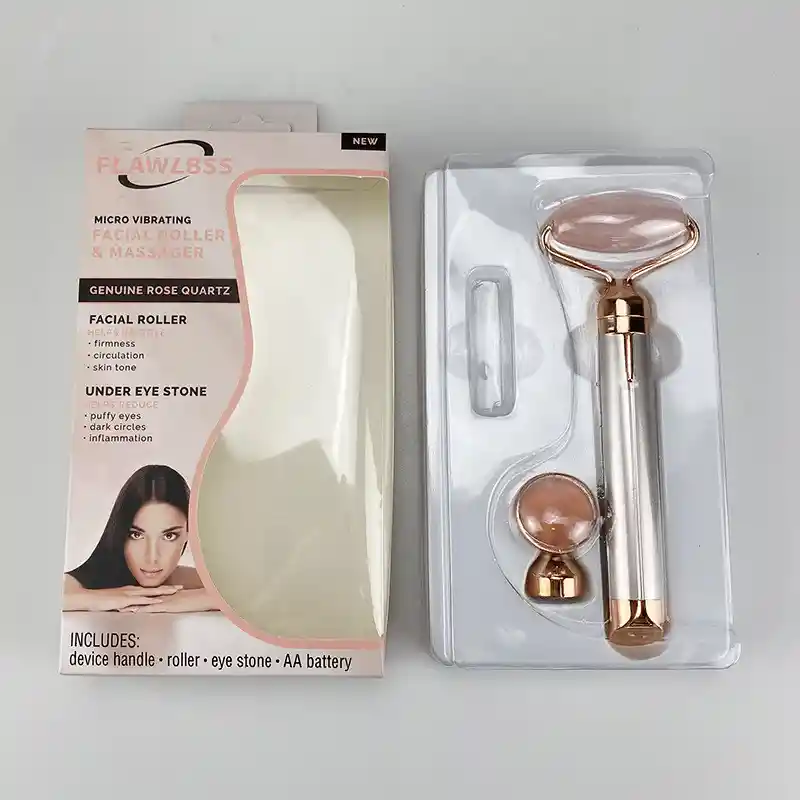 Rodillo Masajeador Facial Con Vibración