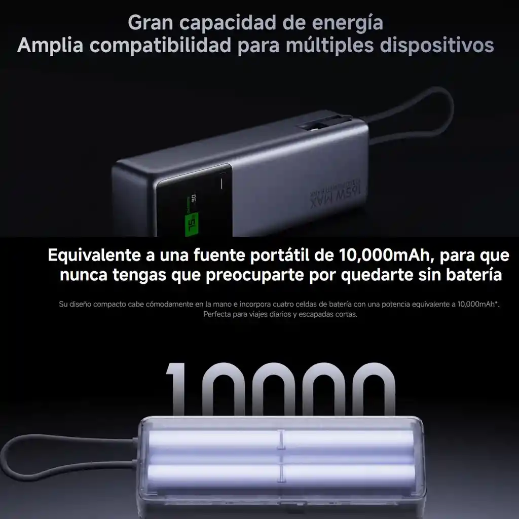 Xiaomi 165w Power Bank 10000mah Carga Ultrarrápida Usb-c