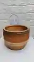 Maceta De Terracota Rústica Decorada