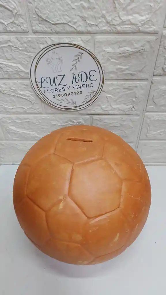 Alcancia De Barro Balón De Fútbol