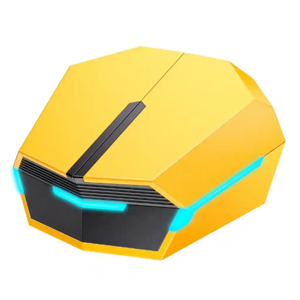 Audífonos Tws In-ear Gamer Inalámbricos Onikuma T32 Amarillo