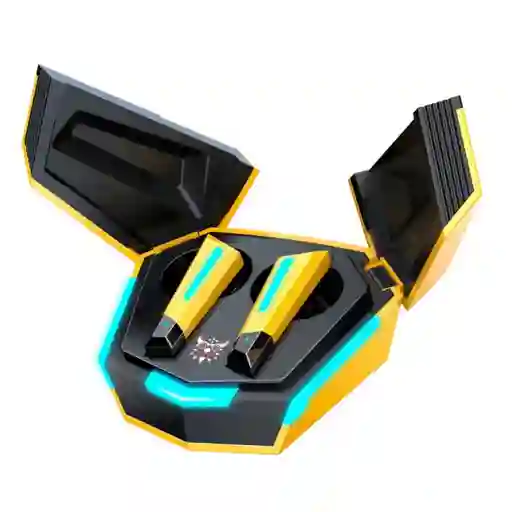 Audífonos Tws In-ear Gamer Inalámbricos Onikuma T32 Amarillo