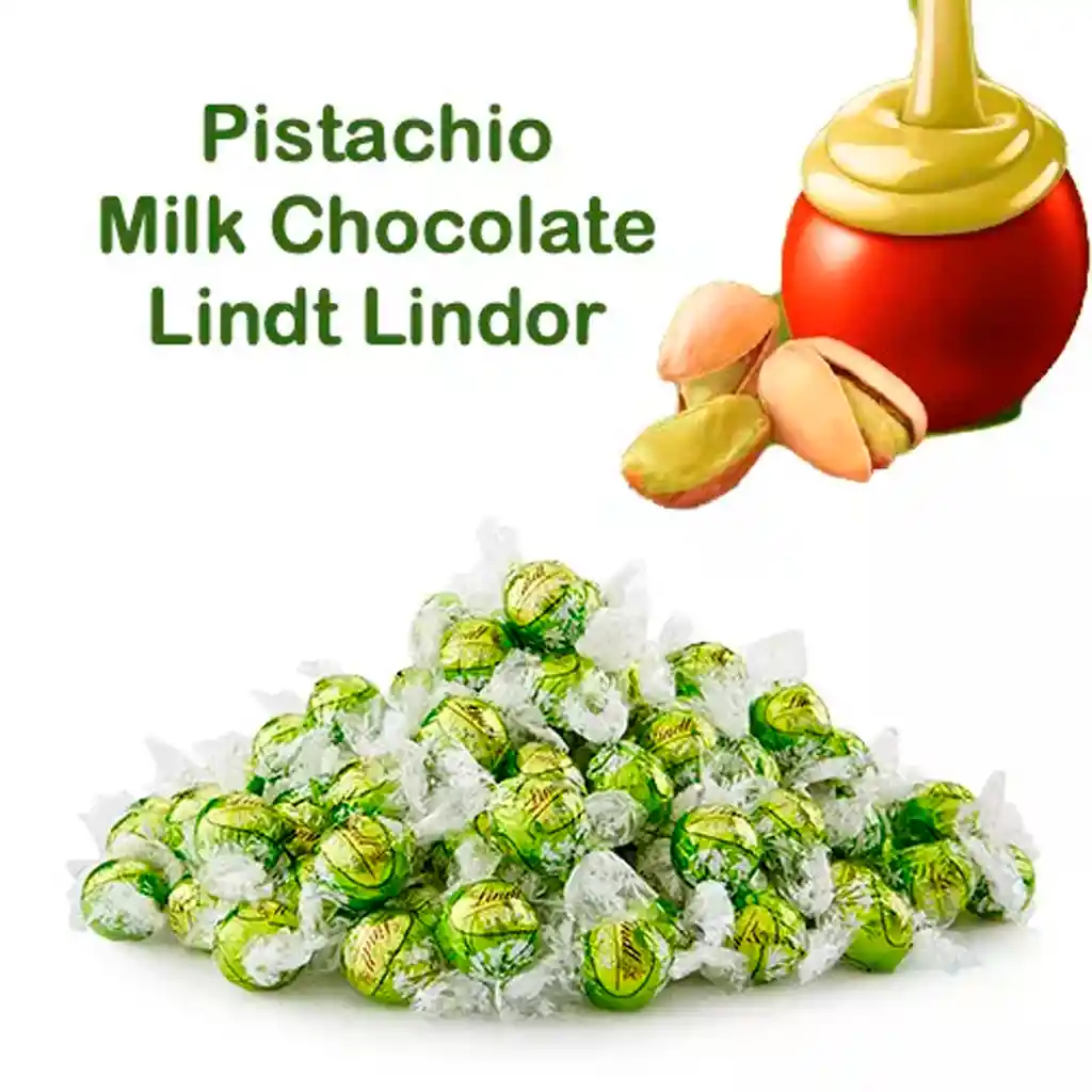 Bombones De Chocolate Suizo Lindt Estuche 200g Importado Pistacho