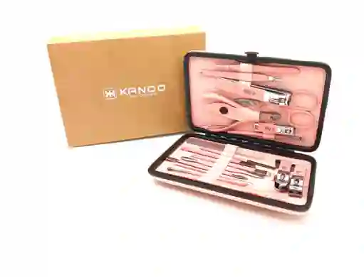 Kit De Manicure Y Pedicure Kanoo 16 Piezas – Profesional Y Portátil