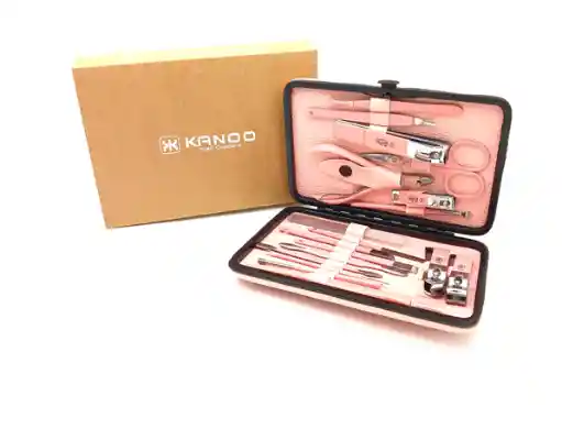 Kit De Manicure Y Pedicure Kanoo 16 Piezas – Profesional Y Portátil