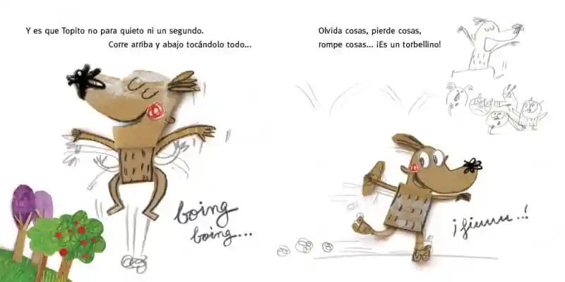 Libro Topito Terremoto Con Ilustraciones Para Niños