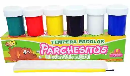 Temperas Parchesitos X 6 Unidades