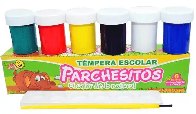 Temperas Parchesitos X 6 Unidades