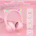 Audífonos Onikuma B90 Bluetooth Led Inalámbricos Rosado