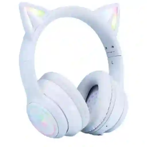 Audífonos Onikuma B90 Bluetooth Led Inalámbricos Blanco