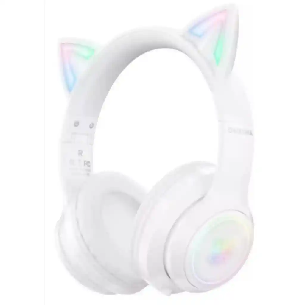 Audífonos Onikuma B90 Bluetooth Led Inalámbricos Blanco