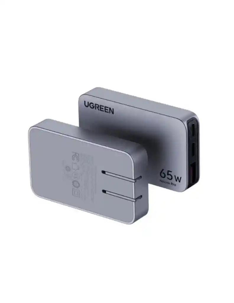 Cargador Ugreen Nexode Pro 3 Salidas 65w Ultra Delgado De Carga Rápida