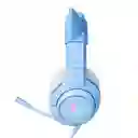 Auriculares Gamer Onikuma K9 Con Luz Rgb Azul Cielo