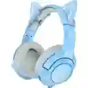 Auriculares Gamer Onikuma K9 Con Luz Rgb Azul Cielo
