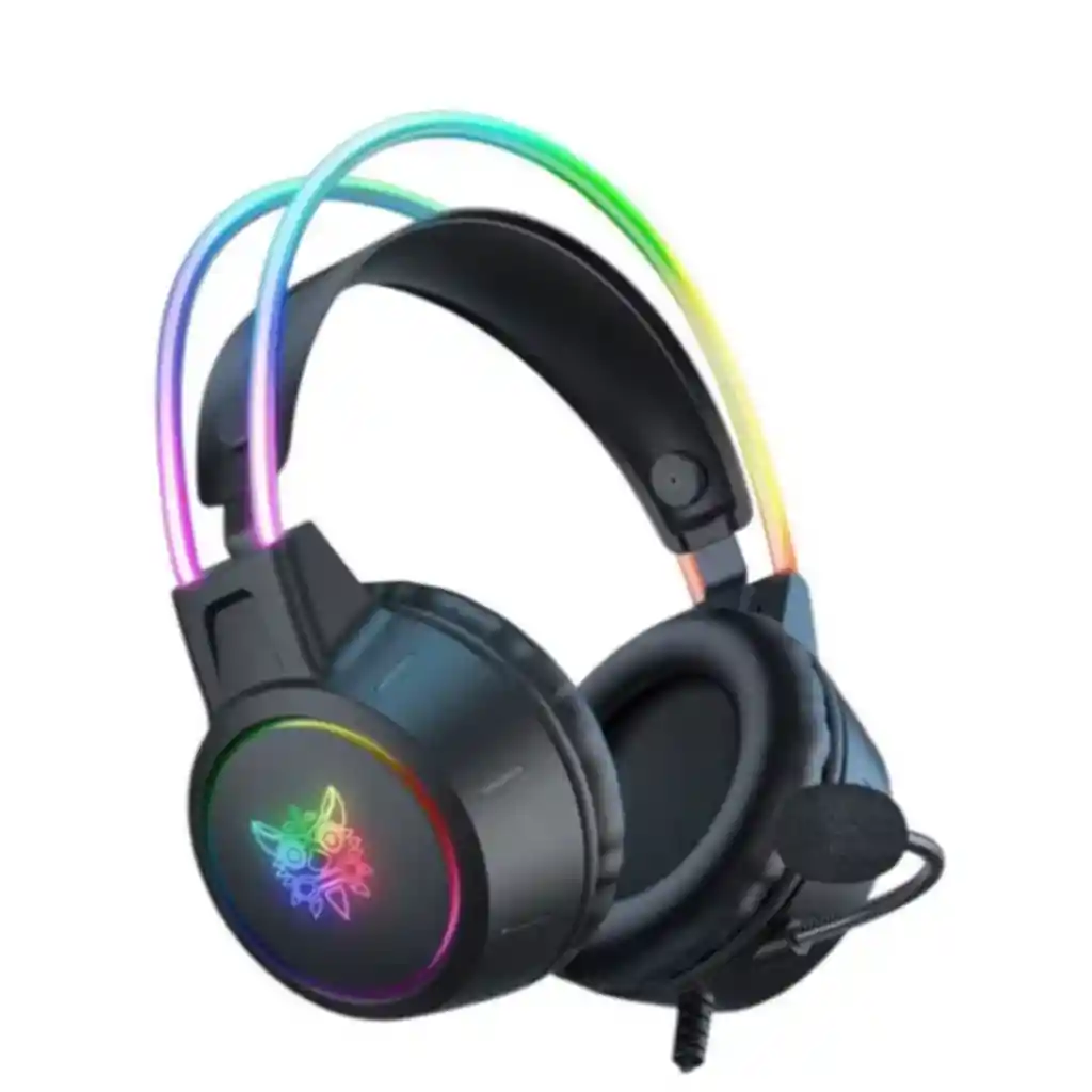 Audífonos Gamer Onikuma X15 Pro Con Luces Rgb Negros