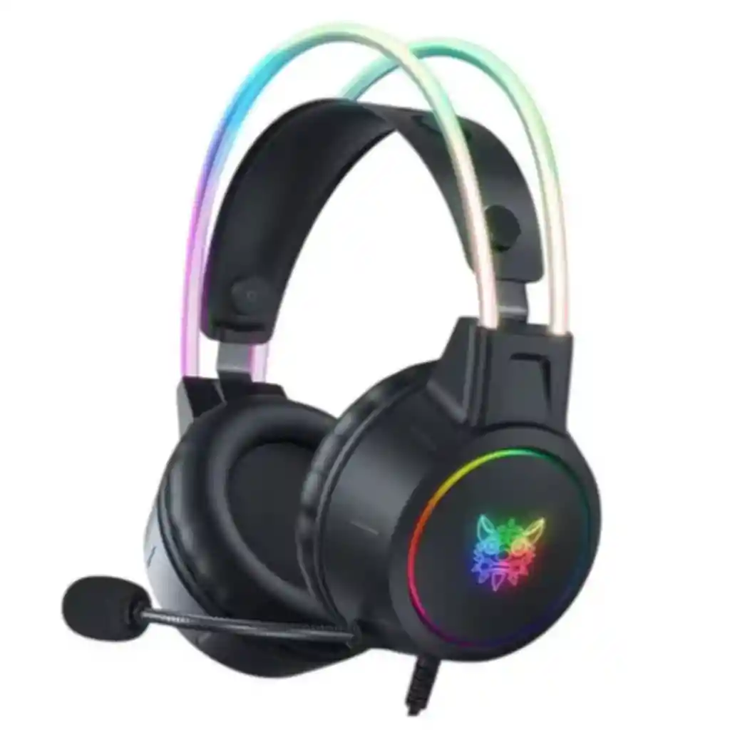 Audífonos Gamer Onikuma X15 Pro Con Luces Rgb Negros