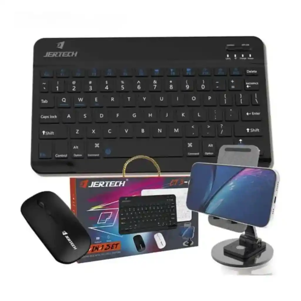 Kit Teclado Y Mouse Inalámbricos Jertech Modelo Ct3-01