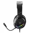 Audífonos Diadema Gamer Onikuma X31 Negro Con Luz Rgb