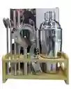 Set Coctelera Acero 12pcs Barman