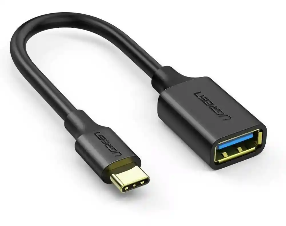 Ugreen Adaptador Otg Usb A Tipo C Usb 3.0 Para Conexión De Periféricos Celular Laptops Disco Duro Memoria Usb Gamepad