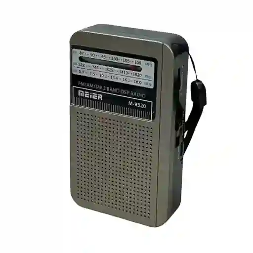 Radio Portátil Meier M-9320 Fm/am/sw Recargable - Compacto Y Versátil