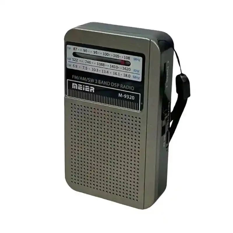 Radio Portátil Meier M-9320 Fm/am/sw Recargable - Compacto Y Versátil