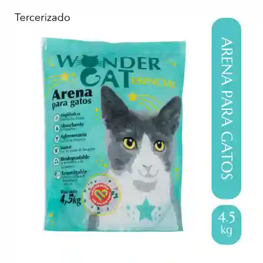 Arena Para Gatos Wondercat Esencial 4.5 kg
