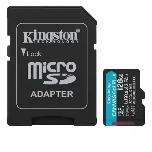 Memoria Microsd Kingston Canvas Go Plus Gen4 128gb 200mb/s