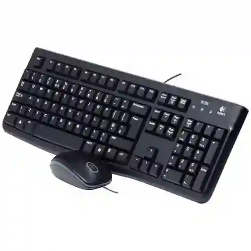 Combo Teclado Y Mouse Logitech Mk120 - Alambrico - Usb