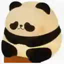 Lampara De Silicona En Forma De Animal Panda Sentado Y Feliz