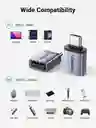 Adaptador Usb C A Usb A 3.o Hembra, Ugreen Color Plateado