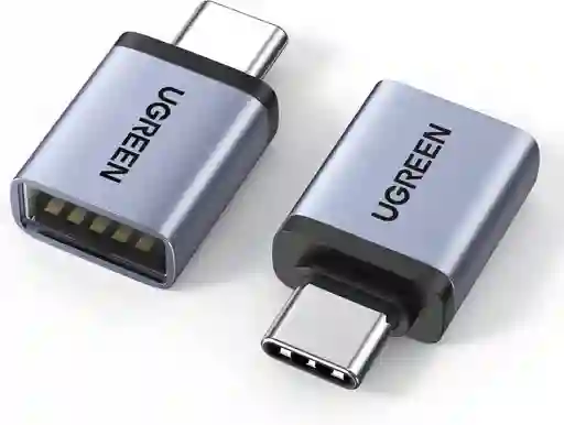 Adaptador Usb C A Usb A 3.o Hembra, Ugreen Color Plateado