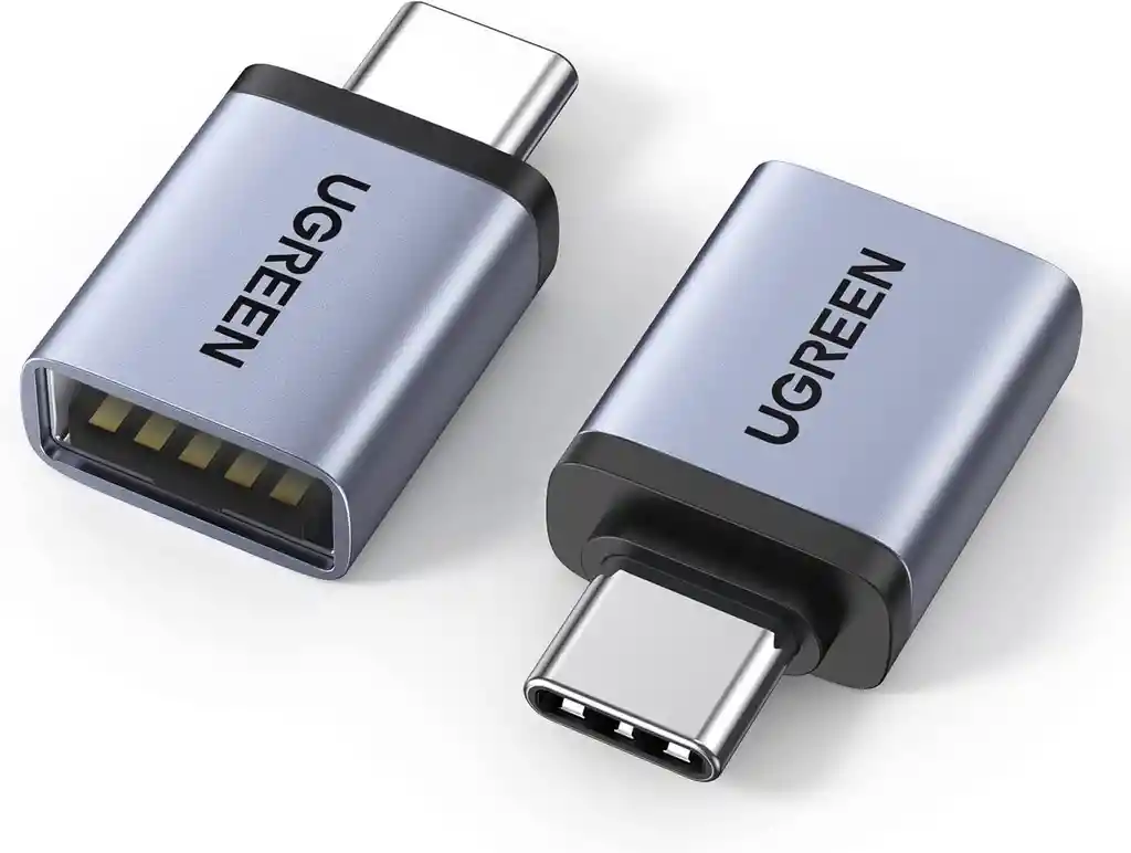 Adaptador Usb C A Usb A 3.o Hembra, Ugreen Color Plateado