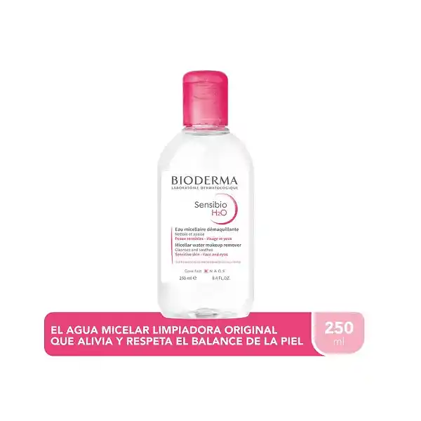 Bioderma Sensibio H2o Agua Micelar Limpiadora Para Piel Normal A Sensible 250ml