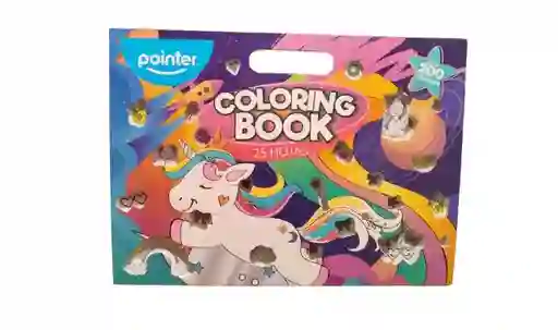 Libro De Colorear Con 200 Stickers Unicornio Para Niños