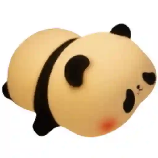 Lámpara De Silicona En Forma De Panda Acostado Luz Nocturna