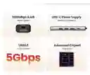 Hub Usb C Ugreen Cm475 5 En 1 Con Red Ethernet Gigabit