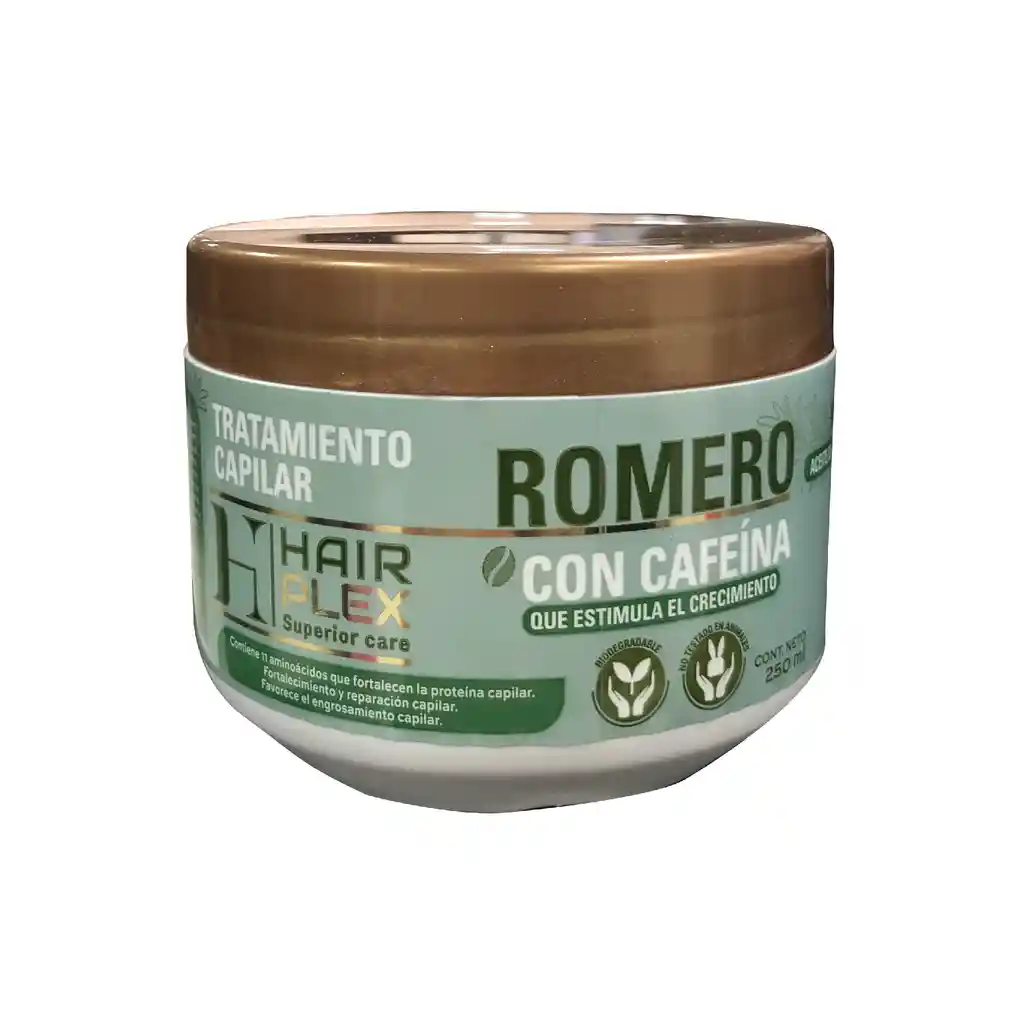 Tratamiento Romero Con Cafeína Hairplex Superior Care