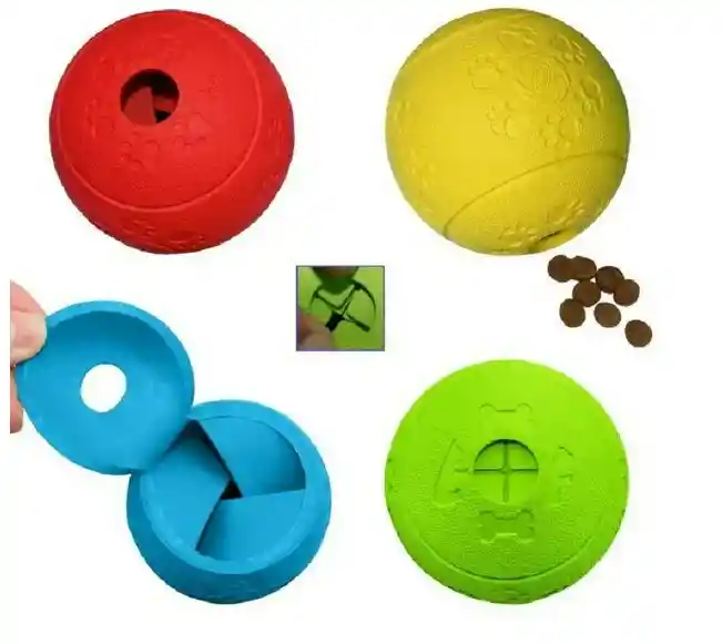 🐶 Pelota Para Perros Porta Snacks – Diversión Con Recompensa