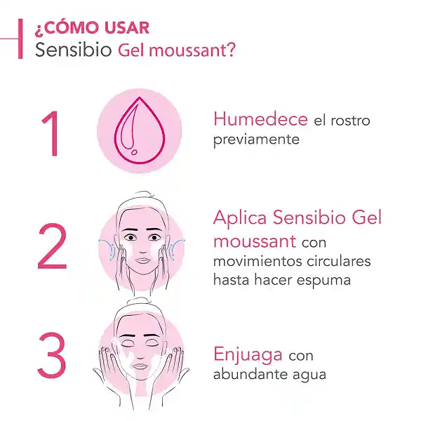 Bioderma Sensibio Gel Moussant Limpíador Para Piel Normal A Sensible 100ml