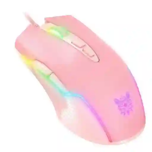 Mouse Gamer Onikuma Cw905 7 Botones Usb Rosado