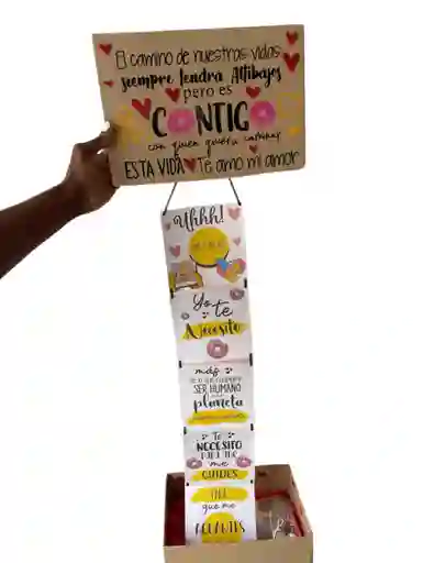 Caja Plegable Escena Simpsons Amor