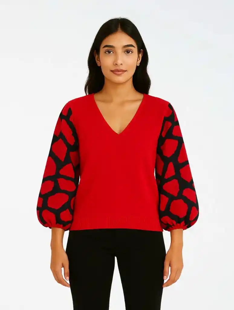 Suéter Para Mujer Cuello V -the Osh