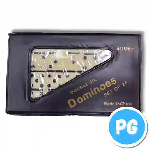 Caja Fichas Domino 28 Piezas