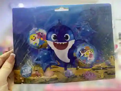 Bouquet Globos Baby Shark